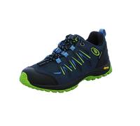 Brütting Chaussures de Trail Unisexe pour Enfant Expedition Kids, Bleu Marine/Citron, 36 EU