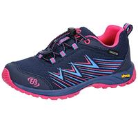 Brütting Chesna Low Chaussure de Course Tout Terrain, Bleu Marine/Rose, 30 EU