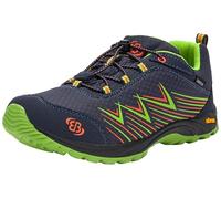 Brütting Chesna Low Chaussures de Trekking, Marine/Lemon/Orange, 33 EU