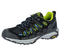Bruetting Expedition, Chaussures de Marche nordique mixte adulte, Noir (Schwarz/Lemon/Blau Schwarz/Lemon/Blau), 39 EU