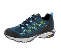 Brütting Expedition, Chaussures de Randonnée Basses Femme, Bleu (Marine/Blau/Lemon Marine/Blau/Lemon), 42 EU