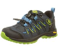 Brütting Expedition Kids Chaussures de Trail Unisexes pour Enfant, Bleu Marine/Citron, 38 EU