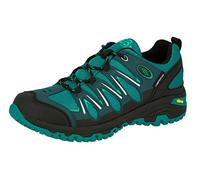 Brütting Femme Expedition Chaussures de Randonnée Basses, Bleu (Petrol/Schwarz Petrol/Schwarz), 41 EU