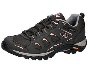 Brütting Femme Mount Frakes Low Chaussure de Trail, Gris et Rose, 38 EU