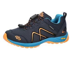 Brütting Garçon Unisex Kinder Guide Chaussures de Trekking, Bleu Marine pétrole Orange, 26 EU