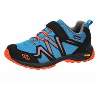Brütting Garçon Unisex Kinder Rockwall Chaussures de Trekking, Bleu, Noir, Orange, 28 EU