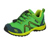 Brütting Guide Chaussures Basses de Trekking et de randonnée, Vert pétrole Citron, 26 EU
