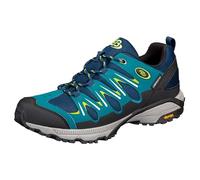 Brütting Homme Expedition Chaussure de Course Tout Terrain, Bleu pétrole, Citron, 44 EU