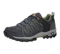 Brütting Homme Mount Pinos Low Chaussures de Trekking, Anthracite, Vert, Orange, 41 EU