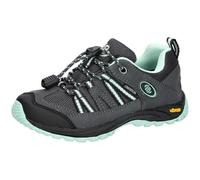 Brütting Mixte enfant Ohio Low Chaussure de course tout terrain, Anthracite Vert Menthe, 37 EU