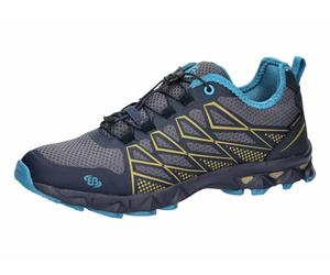 Brütting Mixte Mission Chaussures de Marche, Bleu Marine Olive pétrole, 36 EU
