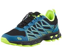 Brütting Mixte Mission : Chaussures de Marche, Bleu pétrole, Noir, Citron, 39 EU