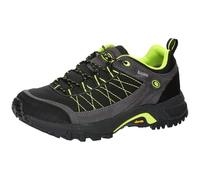 Brütting Mixte Mont Egmont Chaussures de Trail, Noir/Gris/Citron, 36 EU