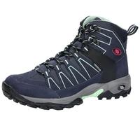 Brütting Mont Pinos High Bottes de trekking unisexes, bleu marine, turquoise, rose, 43 EU