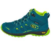 Brütting Morelia Chaussures de Trekking et d'extérieur Unisexe pour Enfant, Citron Bleu pétrole., 35 EU