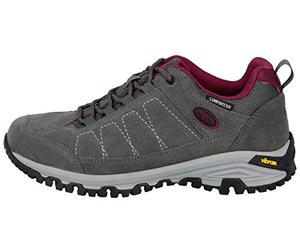 Brütting Mount Adams Low, Chaussures d'extérieur et de trekking Femme, Gris/Bordeaux, 38 EU