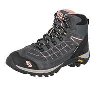 Brütting Mount Crillon High, Chaussures de Randonnée Hautes Mixte Adulte, Gris/Rose, 38 EU