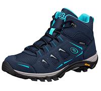 Brütting Mount Frakes High, Chaussure de course tout terrain Femme, Bleu Marine/Gris/Turquoise, 36 EU