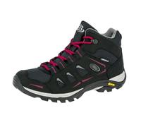 Bruetting Mount Frakes High, Chaussures de Randonnée Hautes femme, Noir (Schwarz/Pink Schwarz/Pink), 40 EU