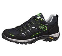 Brütting Mount Frakes Low, Chaussure de course tout terrain Mixte, Noir/Gris/Citron, 46 EU