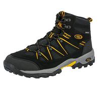 Brütting Mount Hunter High, Chaussures de Randonnée Hautes Homme, Noir/Jaune, 45 EU
