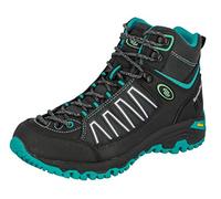 Brütting Mount Meloni, Chaussures de Randonnée Hautes Femme, Noir/Turquoise, 39 EU