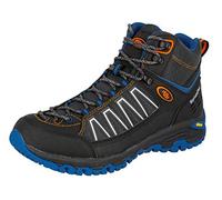 Brütting Mount Meloni, Chaussures de Randonnée Hautes Mixte Adulte, Noir/Orange/Bleu, 43 EU