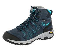 Bruetting Mount Shasta High, Chaussures de Randonnée Hautes femme, Bleu (Marine/Türkis Marine/Türkis), 36 EU
