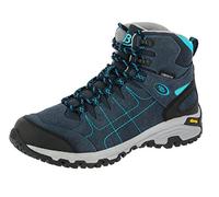 Brütting Mount Shasta High, Chaussures de Randonnée Hautes Femme, Bleu (Marine/Turquoise), 43 EU