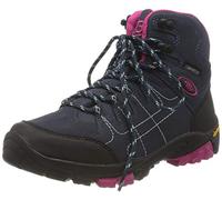Brütting Mount Shasta Kids Hi, Chaussure de course tout terrain Fille, Bleu (Marine/Rose/Turquoise), 31 EU