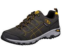 Brütting Mount Shasta Low, Chaussure de course tout terrain Mixte, Anthracite/Jaune, 45 EU