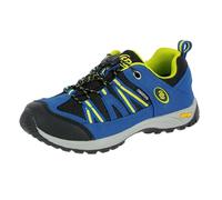 Brütting Ohio Low Chaussure de Course Tout Terrain, Bleu/Noir/Citron, 27 EU