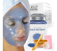 BRÜUN - Masque professionnel hydrogel Peel Off Premium Modeling Blueberry Burst Jar Gums Mask Masque en poudre Idéal pour les esthéticiennes Spa Skincare Hydro Face Mask