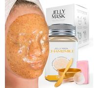 BRÜUN Peel-Off Chamomile Jelly Mask for Face Care - A 23 fl oz Rubber Mask Jar for 30 to 35 Treatments - A Skin Care Moisturizing Gel Mask of Spa Set for Men, Women and Adults
