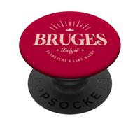 Bruges Belgique | Bruges België Moderne PopSockets PopGrip Adhésif