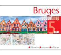 Bruges PopOut Map | Pocket Size, Pop-Up Map, PopOut Map