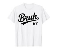 Bruh 67 Meme Retro Six Seven Internet Humor - Funny Classic T-Shirt