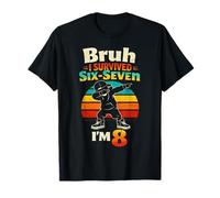 Bruh, 8e Anniversaire, Vieux, Dabbing Six et Sept Enfants, garçons, Bruh 6 et 7 T-Shirt