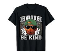 Bruh Be Kind - Joueur de Basket-Ball Anti-Intimidation pour garçon T-Shirt Graphique avec Valeur