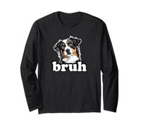 Bruh Bro Kids Blue Merle Australian Shepherd Lover Manche Longue