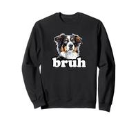 Bruh Bro Kids Tricolor Australian Shepherd Lover Sweatshirt