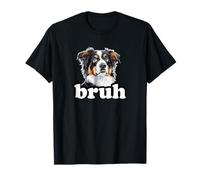 Bruh Bro Kids Tricolor Australian Shepherd Lover T-Shirt