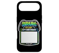Bruh, C'est ma 5e fête d'anniversaire Sign My Shirt Gamer Gaming 5 Coque pour iPhone Air