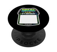 Bruh, C'est ma 5e fête d'anniversaire Sign My Shirt Gamer Gaming 5 PopSockets PopGrip Adhésif