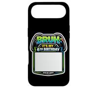 Bruh, C'est ma 6e fête d'anniversaire Sign My Shirt Gamer Gaming 6 Coque pour iPhone Air