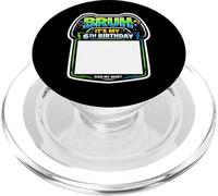 Bruh, C'est ma 6e fête d'anniversaire Sign My Shirt Gamer Gaming 6 PopSockets PopGrip pour MagSafe