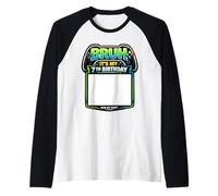 Bruh, C'est ma 7e fête d'anniversaire Sign My Shirt Gamer Gaming 7 Manche Raglan