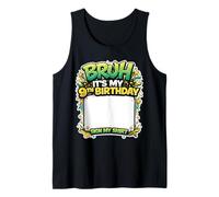 Bruh, C'est ma 9e fête d'anniversaire, Sign My Shirt, garçon de 9 Ans Débardeur