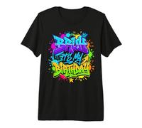 Bruh, C'est Mon Anniversaire : Funny Paint Splatter T-Shirt Haut de Gamme