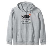 Bruh, C'est Mon dernier Jour d'école Sign My Signature 3 Sweat à Capuche